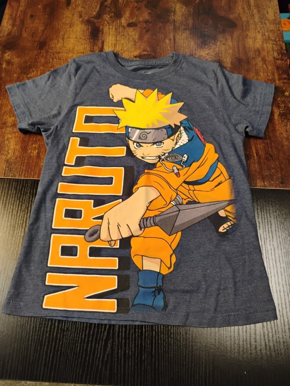 Boys Naruto Anime Graphic T-Shirt Small 6/7